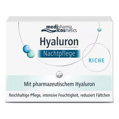 HYALURON NACHTPFLEGE creme de leite em boião, 50 ml