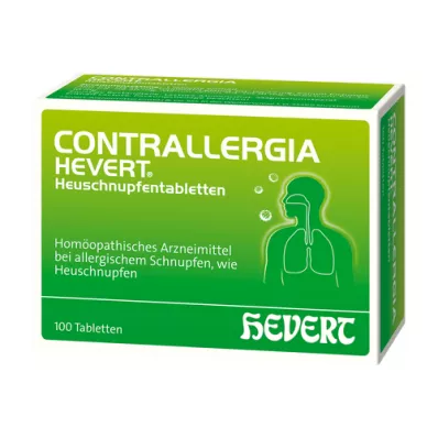 CONTRALLERGIA Hevert Hay Fever Tablets, 100 Cápsulas