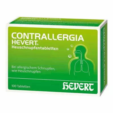 Contralergia Hevert comprimidos para febre do feno, 100 unidades Contralergia Hevert comprimidos para febre do feno, 100 unidades