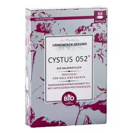 CYSTUS 052 Pastilhas orgânicas para a garganta, 66 unid