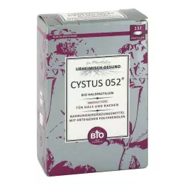 CYSTUS 052 Pastilhas orgânicas para a garganta, 132 pcs