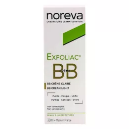 NOREVA Exfoliac tinted BB-creme light, 30 ml