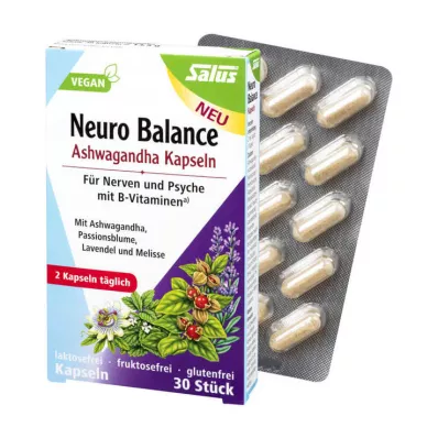 NEURO BALANCE Cápsulas de Ashwagandha Salus, 30 Cápsulas