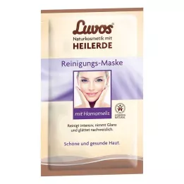 LUVOS Máscara de limpeza de argila cicatrizante cosméticos naturais, 2X7,5 ml