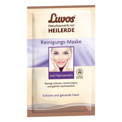 LUVOS Máscara de limpeza de argila cicatrizante cosméticos naturais, 2X7,5 ml LUVOS Máscara de limpeza de argila cicatrizante cosméticos naturais, 2X7,5 ml