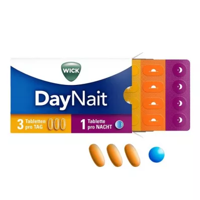 WICK Comprimidos para resfriado DayNait, 16 unidades WICK Comprimidos para resfriado DayNait, 16 unidades