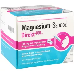 MAGNESIUM SANDOZ Bastões directos de 400 mg, 48 unidades