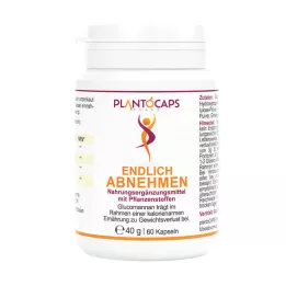 PLANTOCAPS Finally Slimming Capsules, 60 Cápsulas