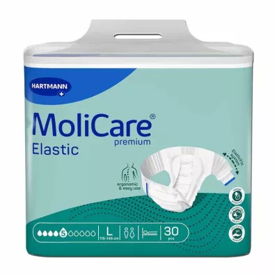 MoliCare® Premium Elastic Slip 5 gotas tamanho L, 30 unid MoliCare® Premium Elastic Slip 5 gotas tamanho L, 30 unid