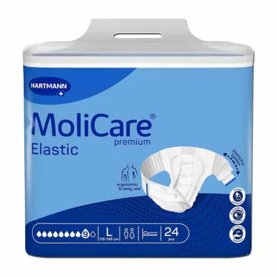 MoliCare® Premium Elastic Slip 9 gotas tamanho L, 24 unid MoliCare® Premium Elastic Slip 9 gotas tamanho L, 24 unid