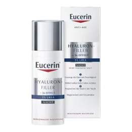 EUCERIN Anti-Age Hyaluron-Filler UREA Creme de noite, 50 ml