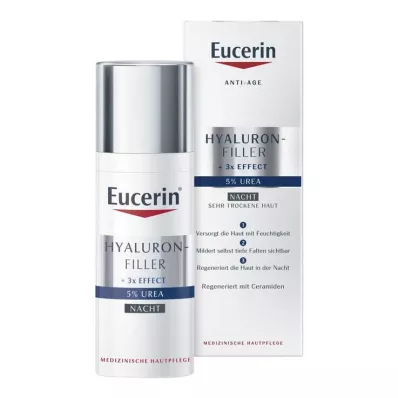 EUCERIN Anti-Age Hyaluron-Filler UREA Creme de noite, 50 ml