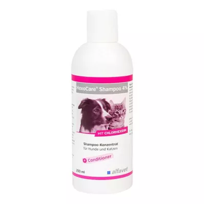 HEXOCARE Champô 4% para cães e gatos, 250 ml HEXOCARE Champô 4% para cães e gatos, 250 ml