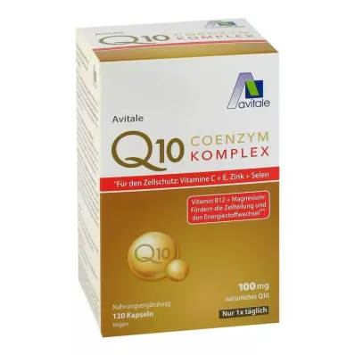 Coenzima Q10 100 mg cápsulas + vitaminas + minerais, 120 peças Coenzima Q10 100 mg cápsulas + vitaminas + minerais, 120 peças