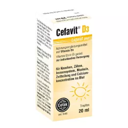 CEFAVIT D3 Líquido gotas puras para uso oral, 20 ml