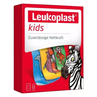 LEUKOPLAST Tiras para crianças 19x56 mm 8 pcs/38x63 mm 4 pcs, 12 pcs