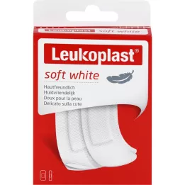 LEUKOPLAST branco suave Str.19x72mm 12pcs/38x72mm 8pcs, 20pcs