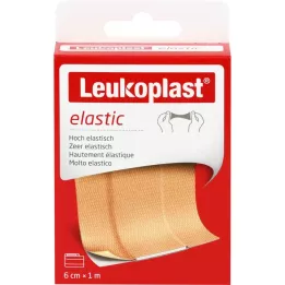 LEUKOPLAST Emplastros elásticos 6 cmx1 m, 1 pc