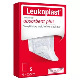 LEUKOPLAST Penso estéril Leukomed 5x7,2 cm para feridas, 5 unidades