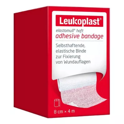LEUKOPLAST Banda de fixação adesiva Elastomull.elast.8 cmx4 m, 1 pc LEUKOPLAST Banda de fixação adesiva Elastomull.elast.8 cmx4 m, 1 pc