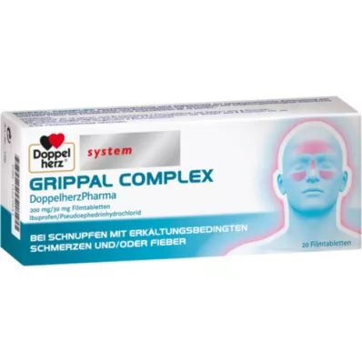 GRIPPAL COMPLEX DoppelherzPharma 200 mg/30 mg FTA, 20 unid