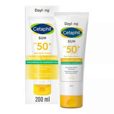 Cetaphil Creme gel sensível ao sol SPF 50 + proteção solar, 200 ml