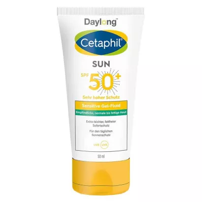 Cetaphil Fluido gel sensível ao sol SPF 50 + proteção solar rosto, 50 ml Cetaphil Fluido gel sensível ao sol SPF 50 + proteção solar rosto, 50 ml