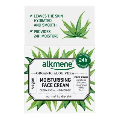 ALKMENE Creme hidratante facial aloé vera biológico, 50 ml ALKMENE Creme hidratante facial aloé vera biológico, 50 ml