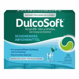 Laxante em pó DulcoSoft® para prisão de ventre, 20X10 g