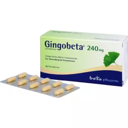 GINGOBETA 240 mg comprimidos revestidos por película, 50 unidades