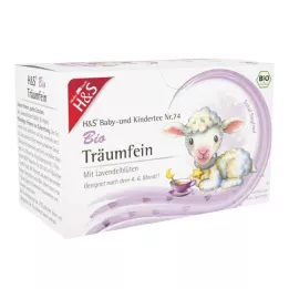 H&amp;S Chá biológico para bebés e crianças Bolsas de filtro Träumfein, 20X1,2 g