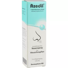 AZEDIL 1 mg/ml de solução para pulverização nasal, 5 ml