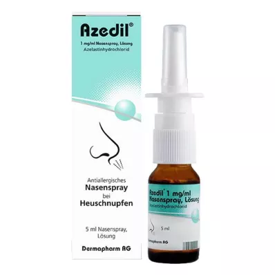 AZEDIL 1 mg/ml de solução para pulverização nasal, 5 ml AZEDIL 1 mg/ml de solução para pulverização nasal, 5 ml