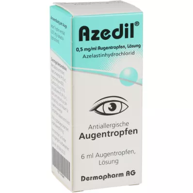 AZEDIL Solução oftálmica de 0,5 mg/ml, 6 ml