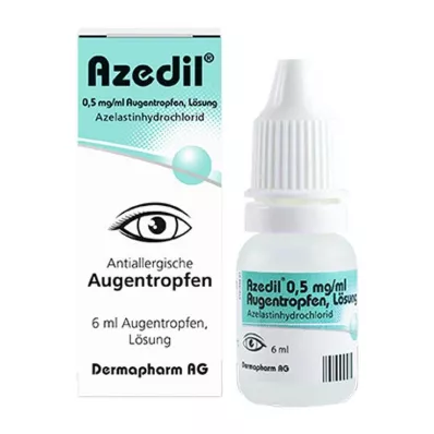 Azedil® com colírio de azelastina, 6 ml Azedil® com colírio de azelastina, 6 ml