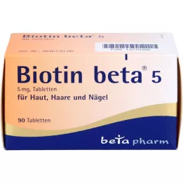 BIOTIN BETA 5 comprimidos, 90 unidades