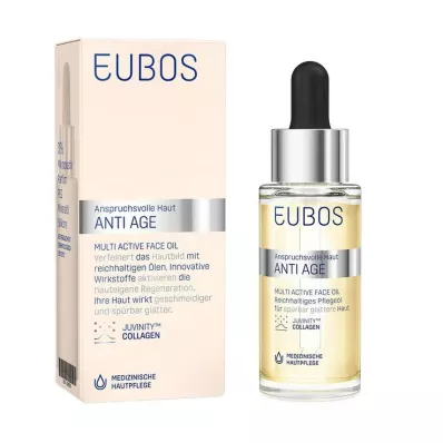 EUBOS ANTI-AGE Óleo facial multiactivo, 30 ml