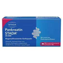 PANKREATIN STADA 20.000 cápsulas duras de sumo gástrico, 100 unid