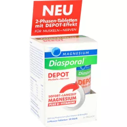 MAGNESIUM DIASPORAL DEPOT Comprimidos para músculos e nervos, 30 unidades