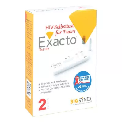 Autoteste Exacto Hiv para casais (1 peça) Autoteste Exacto Hiv para casais (1 peça)