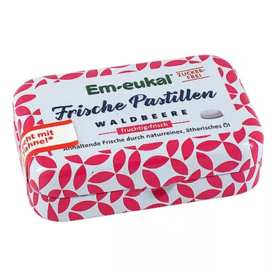 EM-EUKAL Pastilhas frescas de bagas silvestres sem açúcar, 20 g