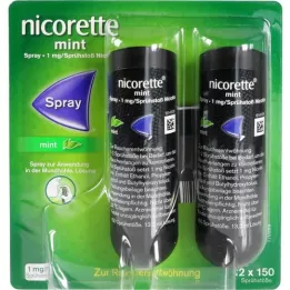 NICORETTE Spray de menta 1 mg/spray, 2 unid