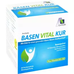 BASEN VITAL KUR mais vitamina D3+K2 em pó, 60 unid