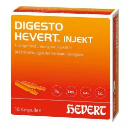 Ampolas injetáveis Digesto Hevert, 10x2 ml