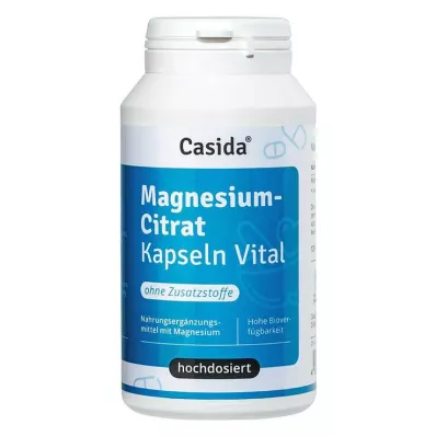 Cápsulas de citrato de magnésio Vital, 120 peças