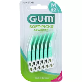 GUM Soft-Picks Advanced médio, 60 unidades