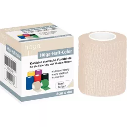 HÖGA-HAFT Fita de fixação colorida 6 cmx4 m cor da pele, 1 pc