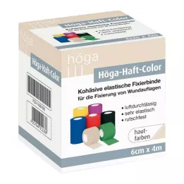 HÖGA-HAFT Fita de fixação colorida 6 cmx4 m cor da pele, 1 pc