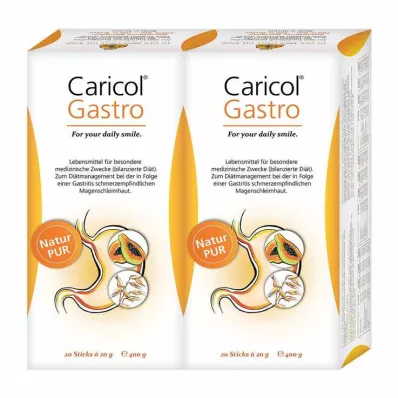 CARICOL Saqueta Gastro embalagem dupla, 40X21 ml