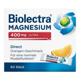 BIOLECTRA Magnésio 400 mg ultra Direct Orange, 60 Cápsulas
